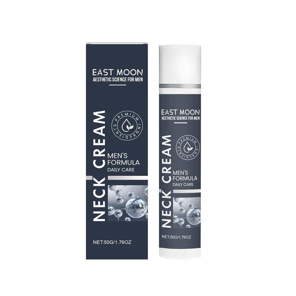 Creme para Pescoço Masculino com Colágeno, Ácido Hialurônico e Retinol, Fórmula de Cuidado Diário, Não Oleoso, Textura L