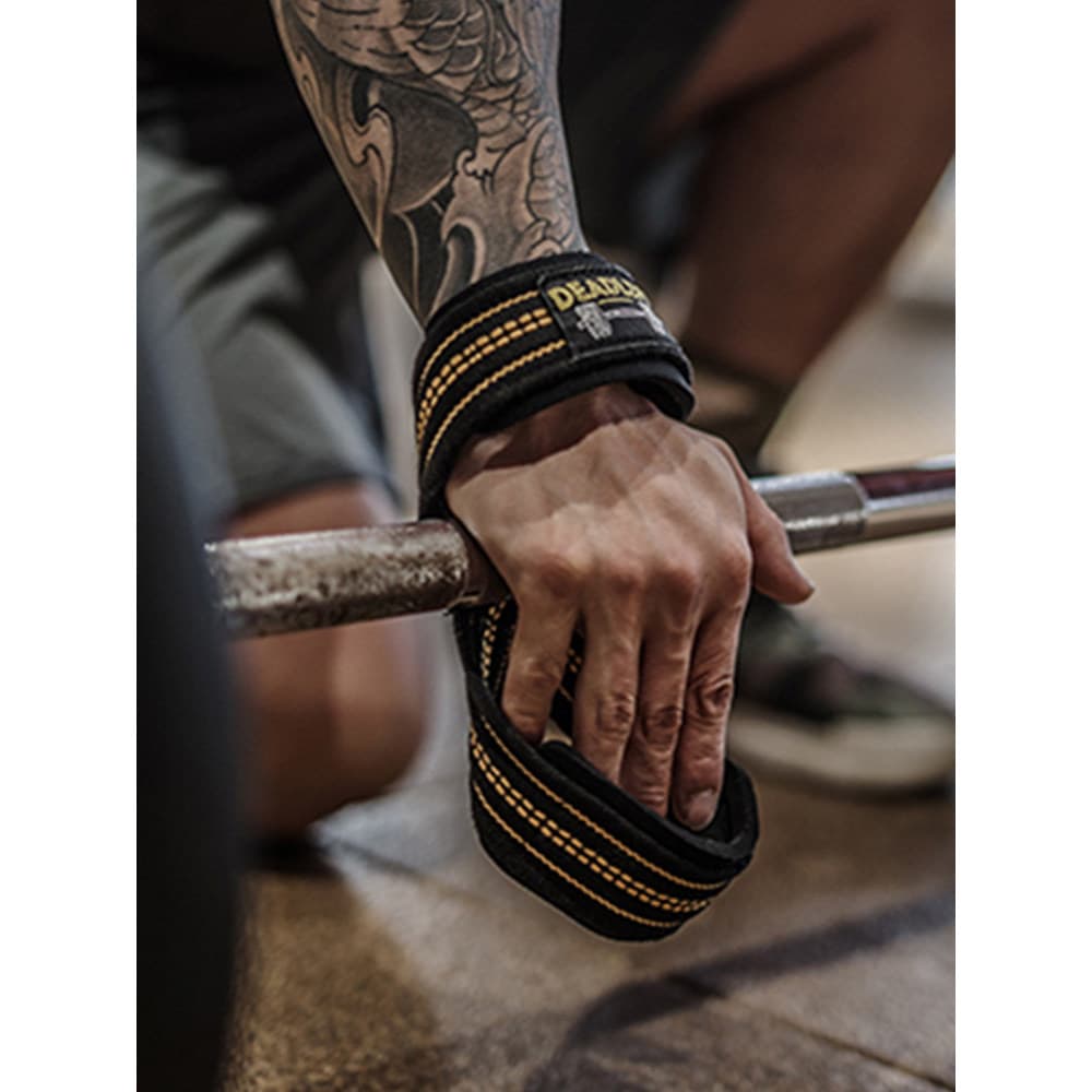 Deadlift oito caracteres grande peso deadlift Fitness Power cinto de pulso masculino haltere barra treinamento auxiliar