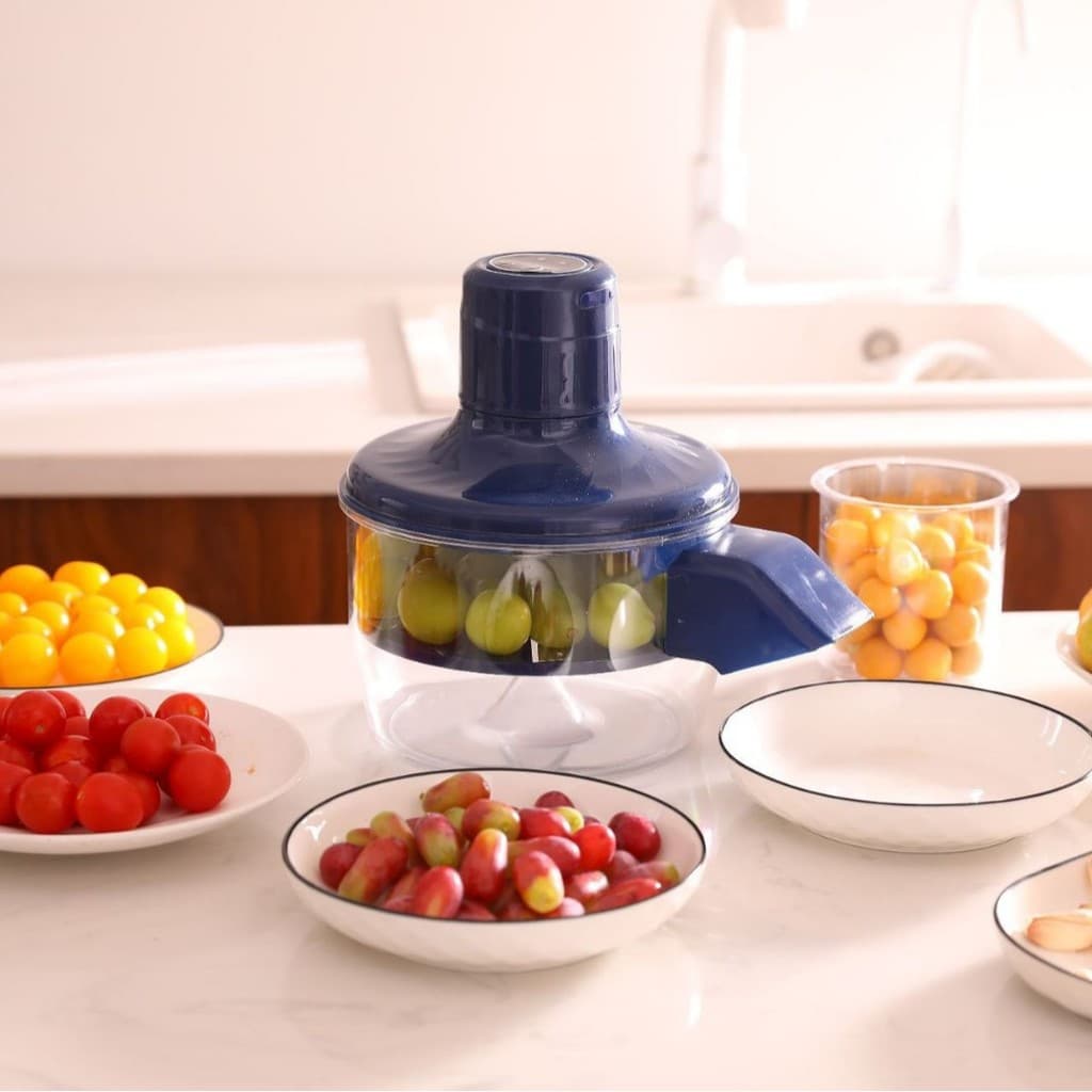 Descascador de frutas e vegetais para uso doméstico e comercial, máquina de descascar uvas, descascador elétrico para lo