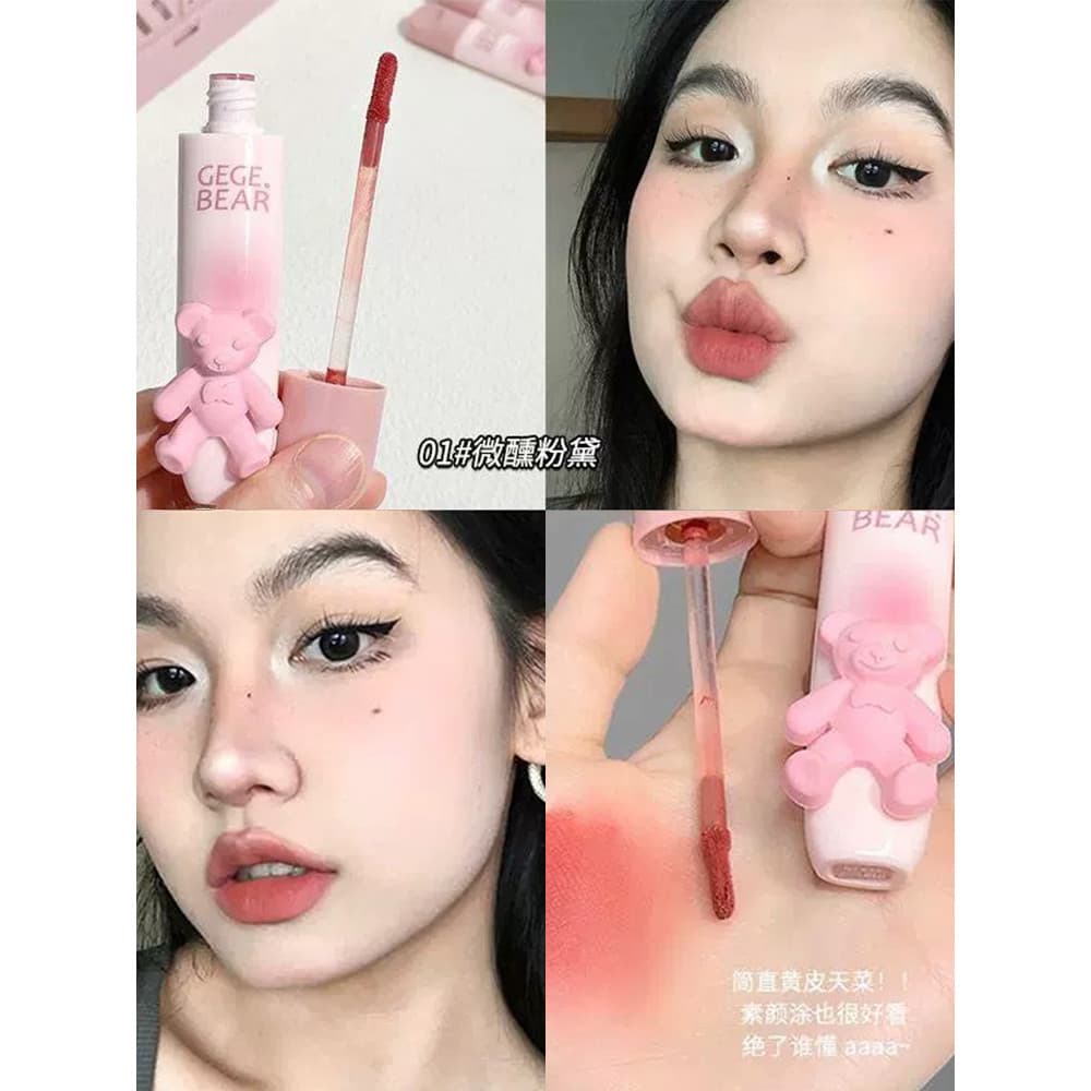 Tender Girl Sentindo-se Cheio de Atmosfera!Batom Air Mist Matte Velvet Soft Mist Batom Feminino Estudantes Baratos
