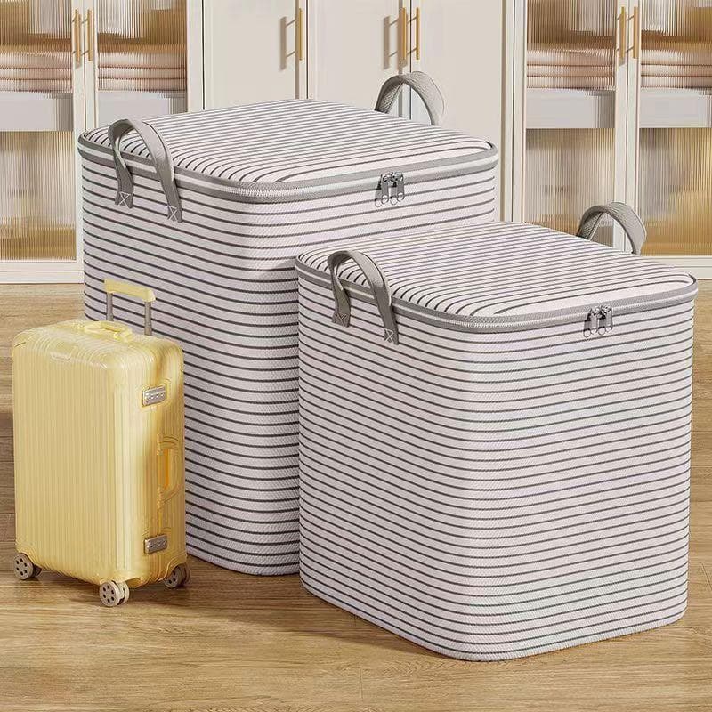 Caixa Organizadora De Roupas Grande Capacidade 100L/140L/180L/210L, Saco Dobrável Para Colchas E Cobertores