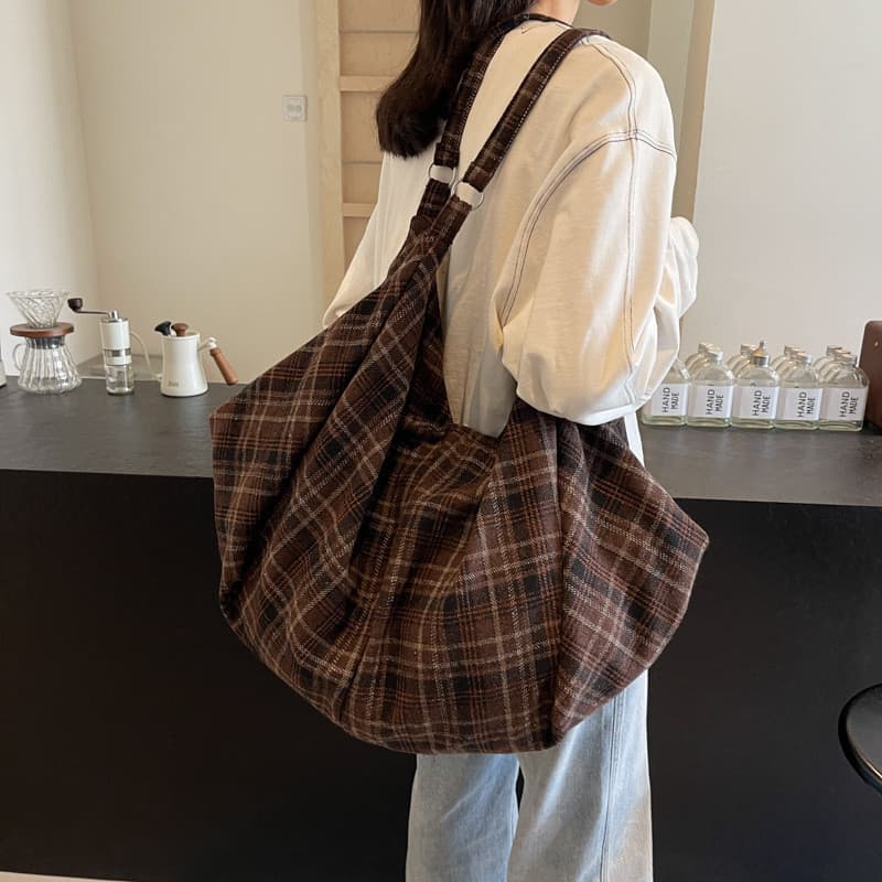 Bolsa transversal de grande capacidade, bolsa de mão simples para mulheres, nova bolsa de ombro estilo mochila para uso