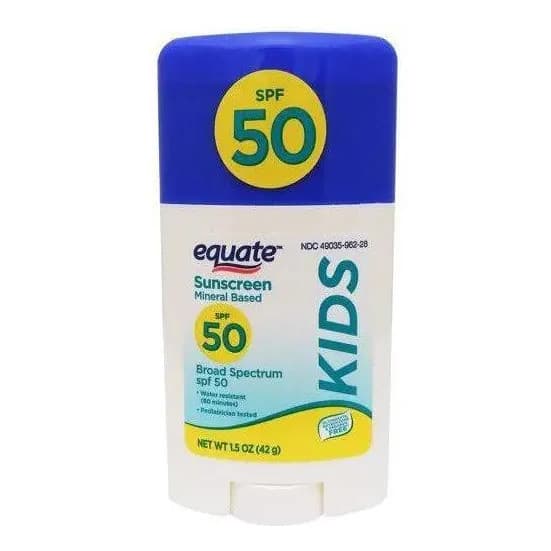 Protetor Solar Equate Kids Bastão 50 Fps Importado Eua