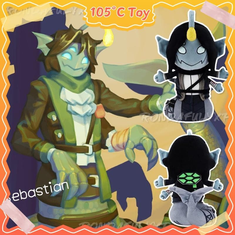 Boneco de Pelúcia Roblox Pressure Sebastian Solace Personagem do Jogo Boneco de Pelúcia IT7P