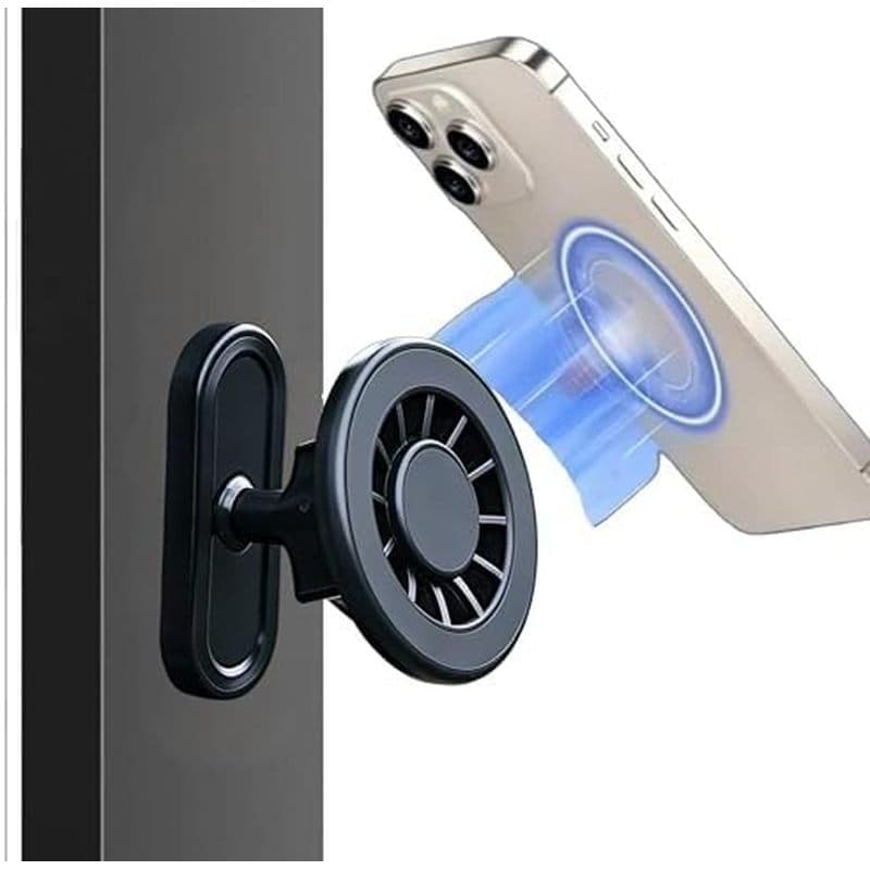 Suporte Magnético De Telefone Para Academia , Fixação Em Superfícies Metálicas , 360 ° Ajustável Capa MagSafe , Com Anel