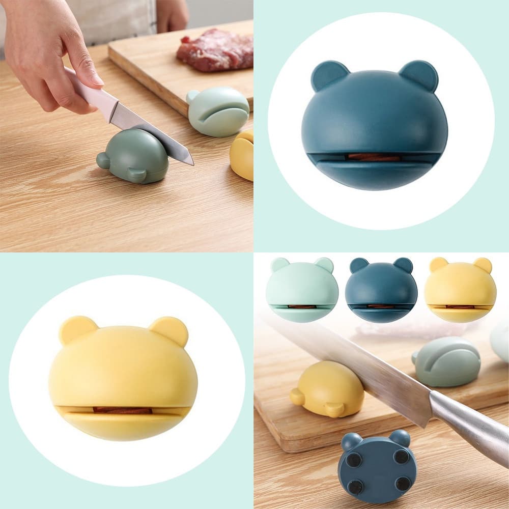 Apontador de lápis em formato de sapo fofo/ferramenta multifuncional para cozinha doméstica