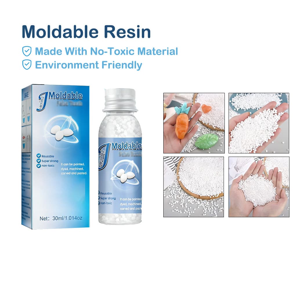 30g Transparente DIY Resina Termoplástica Argila Branco PCL Grânulos Materiais De Arte