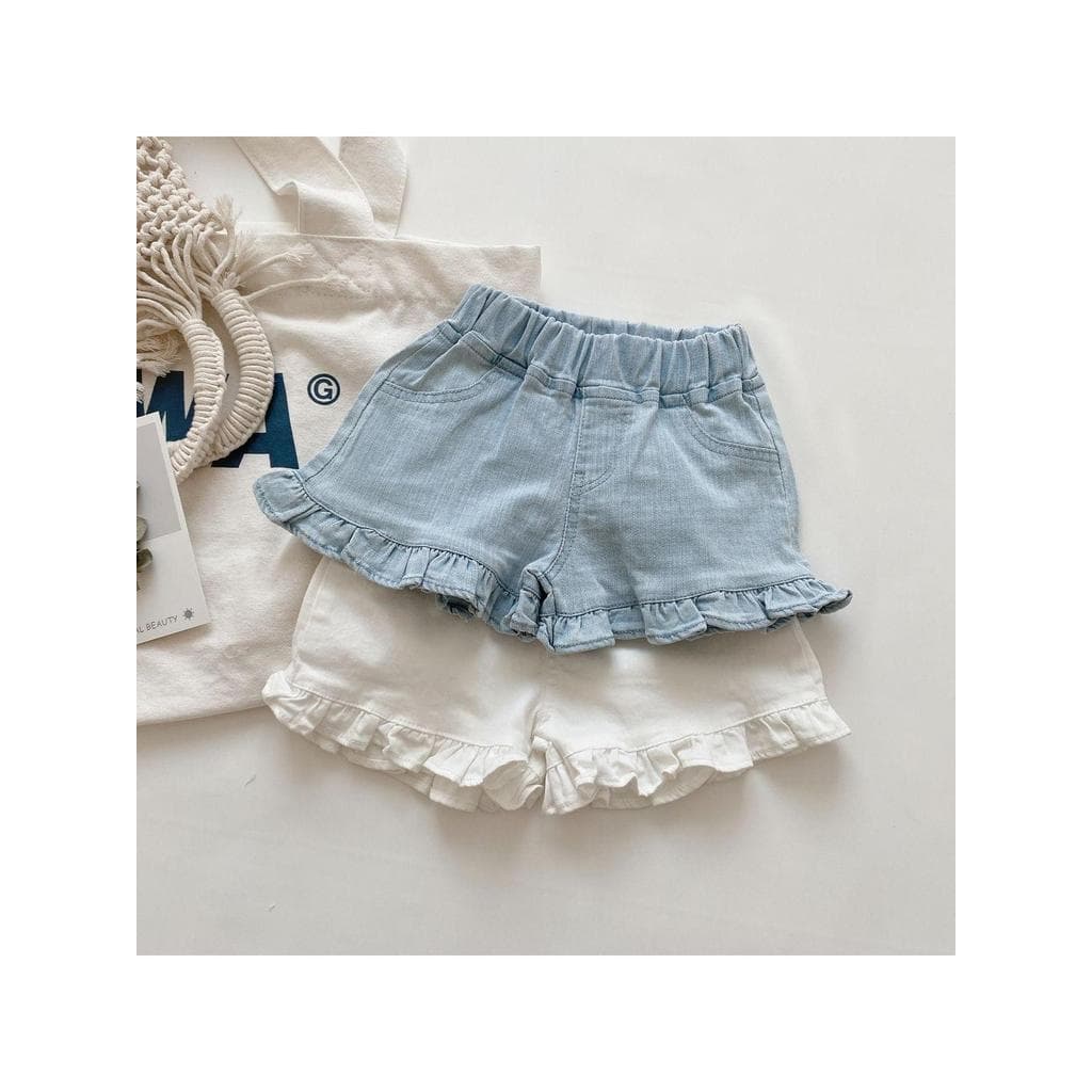 2026 novo estilo meninas verão fino novo Shorts bebê Bud calças casuais moda confortável Jeans