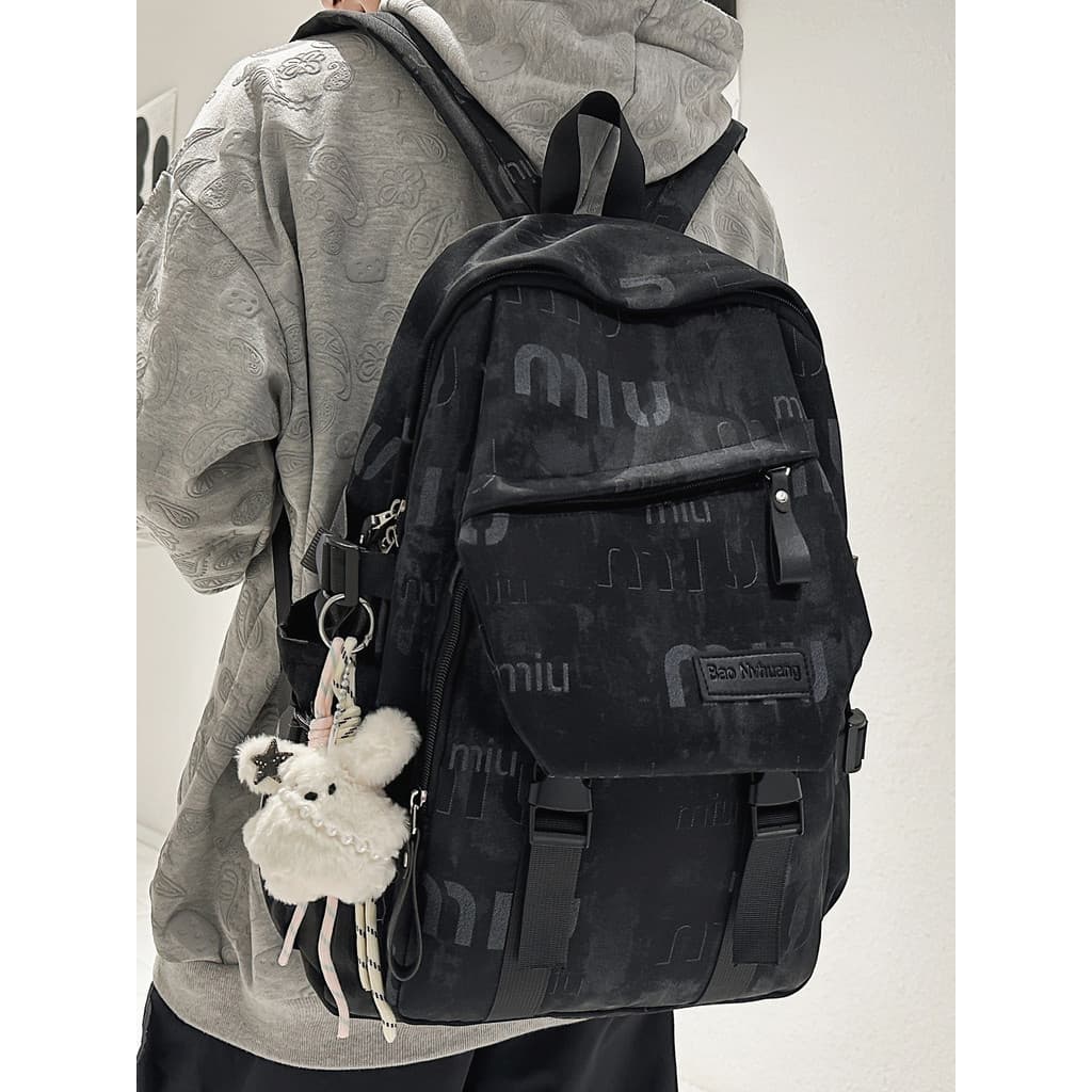 Nova moda mochila meninos estudantes do ensino médio ins na moda legal grande capacidade high school Stu