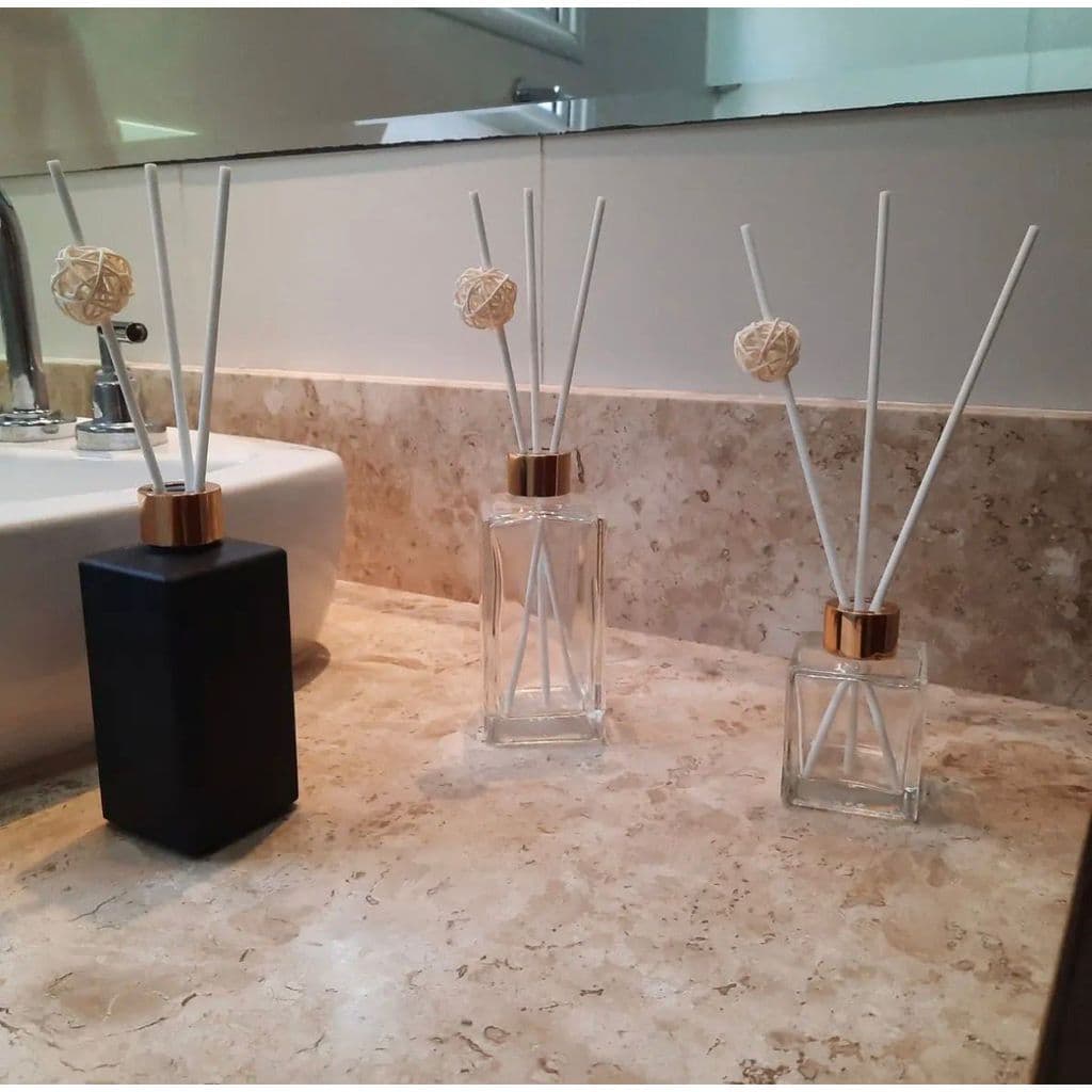 Kit 15 Varetas Fibra Algodão Decorativa Difusor Aromatizador