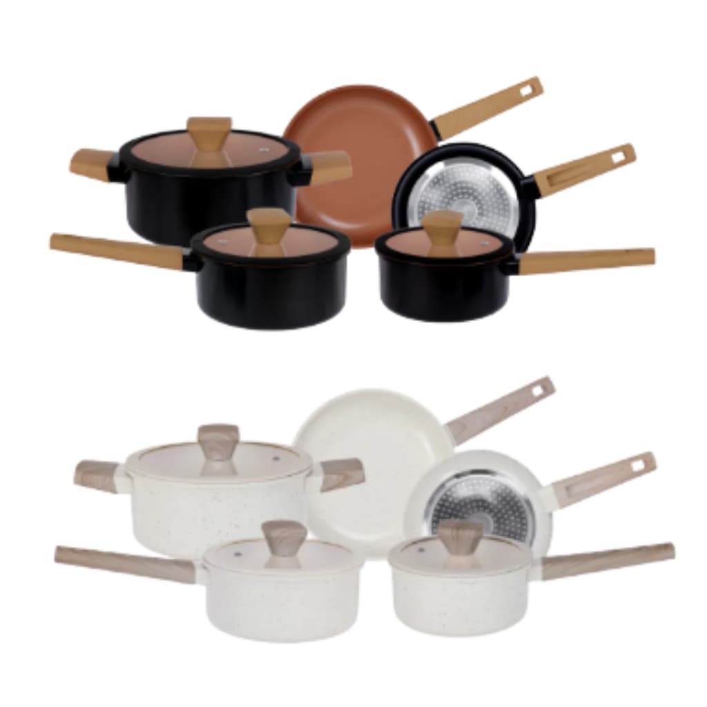 Jogo de Panelas C/ 5 Peças Linha Cookware Gourmet