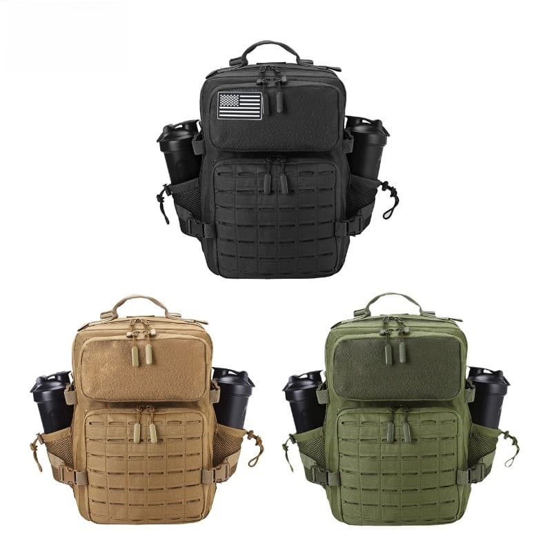 Saco de computador ao ar livre multifuncional esportes mochila resistente ao desgaste 25L saco tático caminhadas saco de
