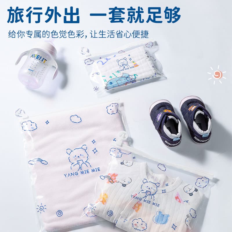 Saco de armazenamento de roupas do bebê dedicado viagem à prova dwaterproof água selado saco de maternidade jardim de in