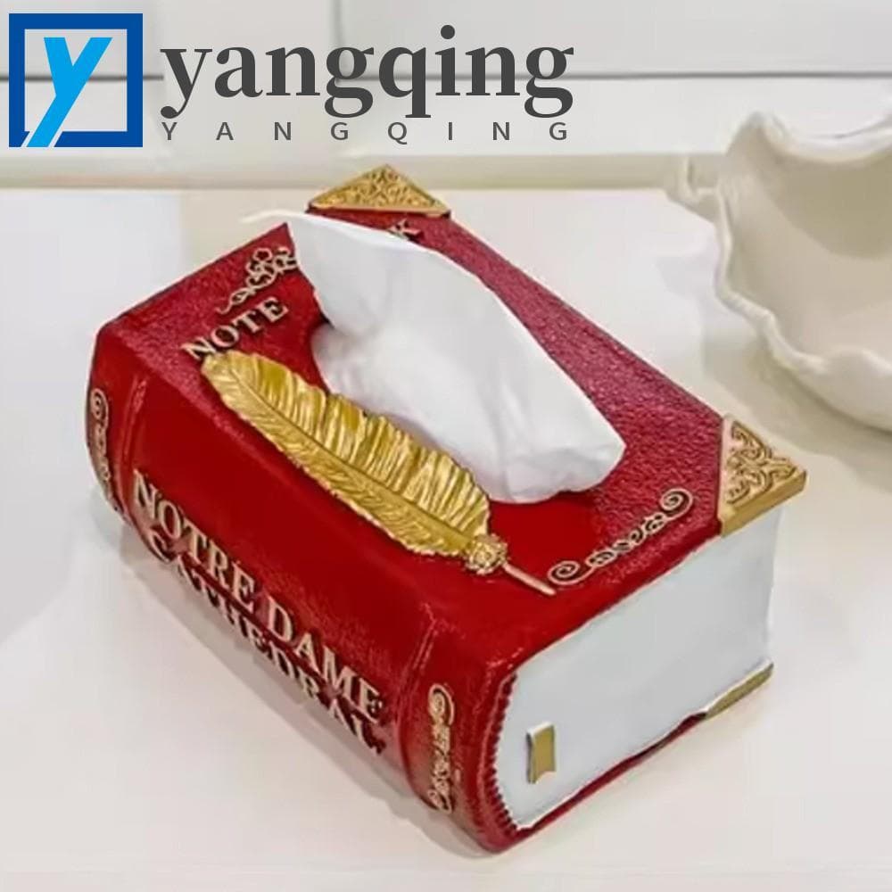 Caixas De Tecido Decorativas YANGQING , Caixa Em Forma De Livro Com Tema Literário De Simulação , Design Criativo
