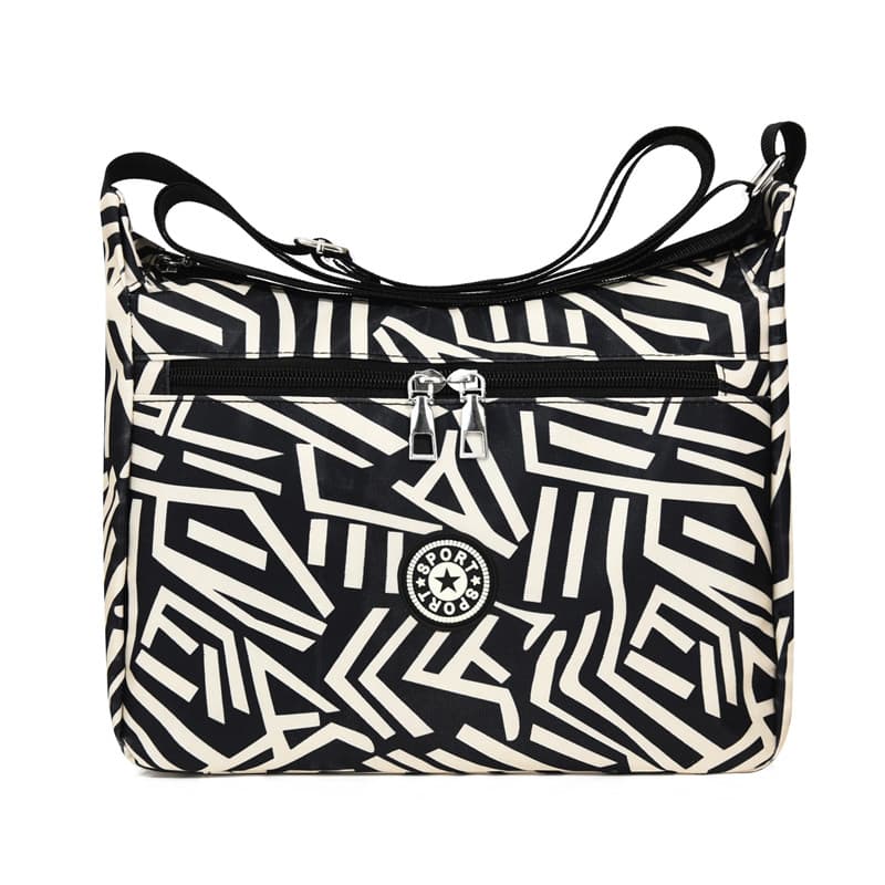 Versão coreana bolsa feminina bolsa de lona bolsa mensageiro de ombro leve grande capacidade feminina mãe Casual bolsa p