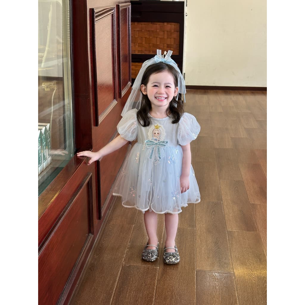 Meninas vestido de verão 2026 novo estilo bebê vestido de princesa um ano de idade vestido infantil gaze vestido de aniv