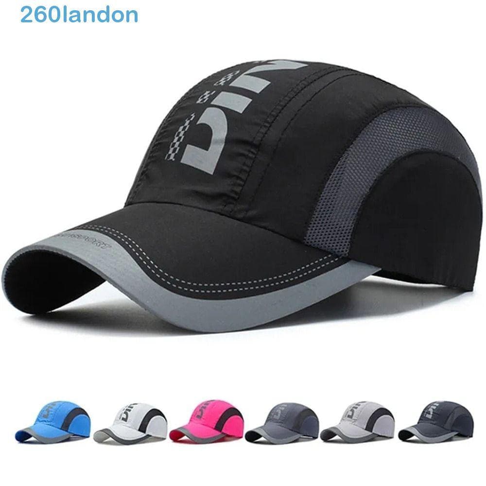 Boné LANDON De Secagem Rápida , Chapéu Esportivo À Prova D'água Ajustável , De Beisebol Ultrafino Respirável Snapback Pa