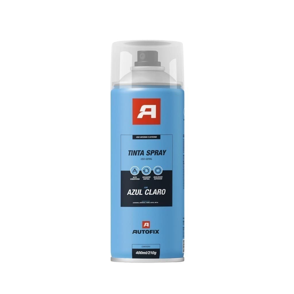 6 Tinta Spray Azul Claro Uso Geral  400ml – reparo imediato incrivelmente qualificado ok