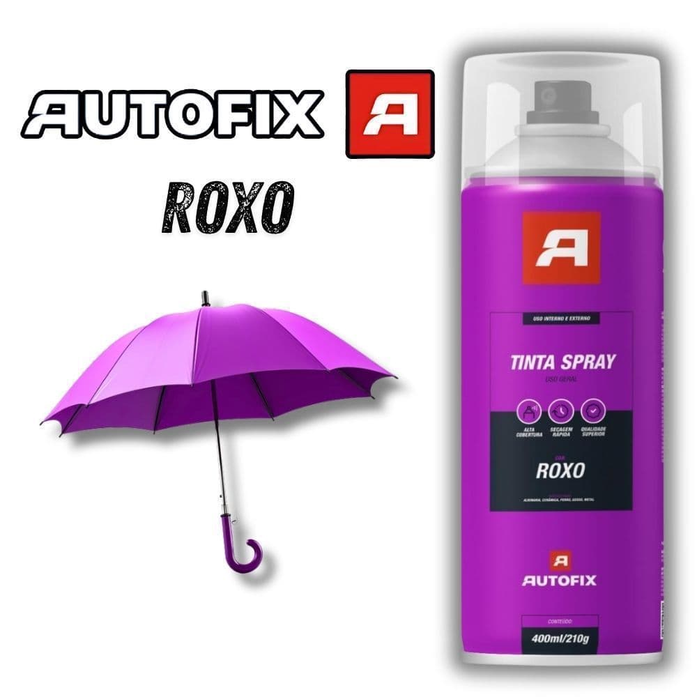 Tinta Spray Roxo Uso Geral  400ml – Cobertura Total OK ok