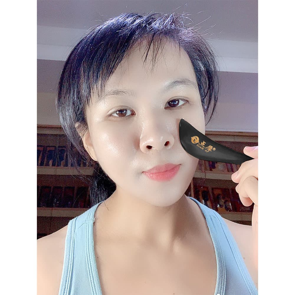 Dian rinoceronte Natural chifre de búfalo olho tendão vara Facial Menstrual vara Face-lifting raspagem beleza acupuntura