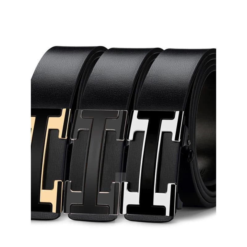 cinto feminino plus size cinto feminino largo Cinto masculino de couro genuíno fivela automática jovens moda versão core
