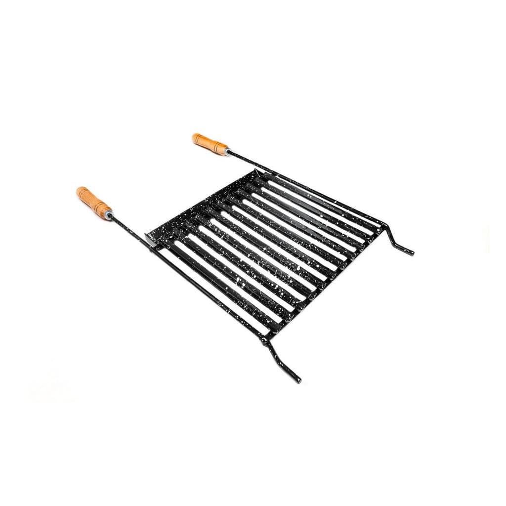 Grelha Para Churrasqueira Esmaltada 86x40cm Aço Qualinox