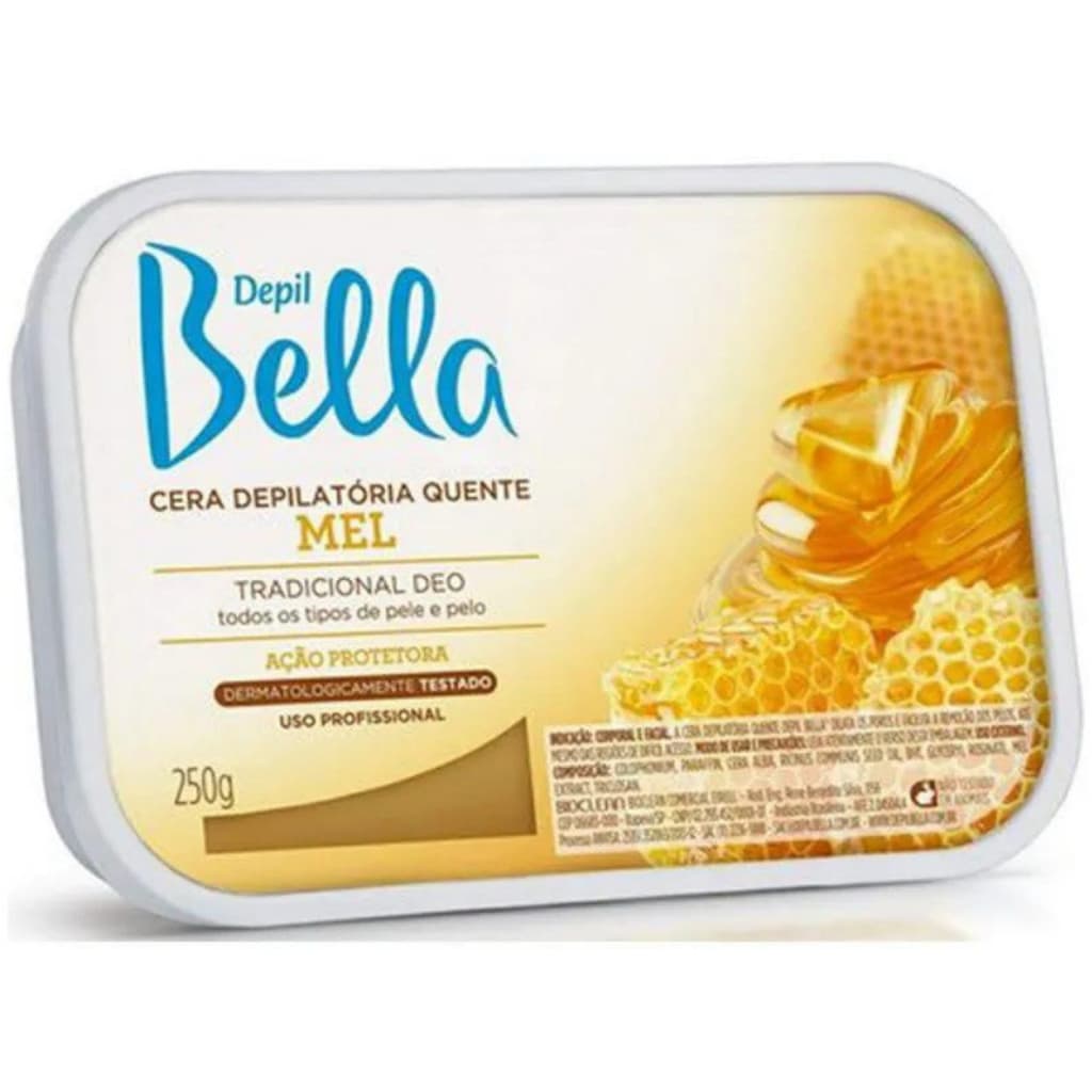 Cera Depilatória Quente Mel 250g Depil Bella