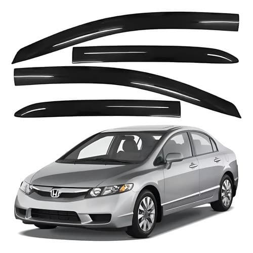 Calha De Chuva  New Civic 2007 2008 2009 2010 2011 4 Portas