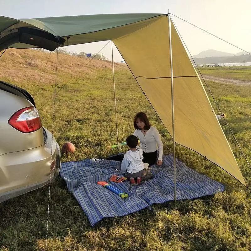 Tenda lateral para carro ao ar livre, barraca lateral para RV, dossel, toldo de carro, protetor solar, Off-Road, passeio