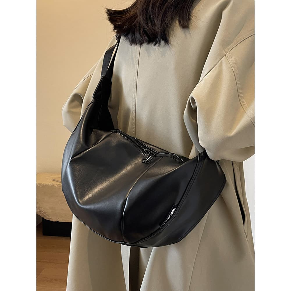Nicho Design saco feminino grande capacidade 2026 novo estilo outono inverno All-Match banda larga saco do mensageiro de
