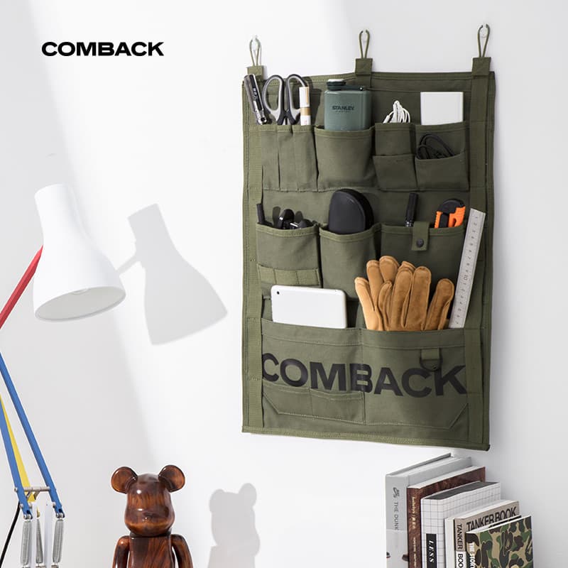 COMBACK Armazenamento suspenso simples dobrável de grande capacidade Bolsa