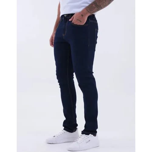 Calça Skinny Preta Masculina Jeans Com Elastano Lycra dia a dia