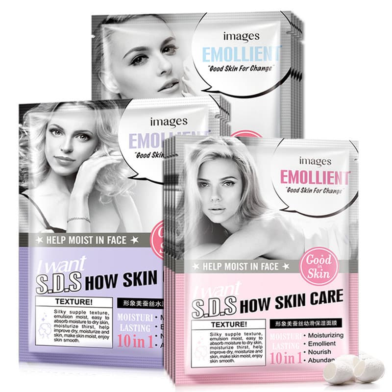 Imagem transfronteiriça beleza máscara hidratante de seda hidratante máscara hidratante suave máscara hidratante produto
