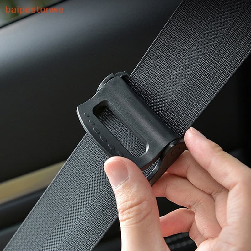 Conjunto de 2 peças de clipes para cinto de segurança de carro, limitador confortável e antiderrapante, acessório de fix