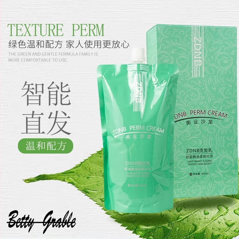 Pull-free inteligente perm três-em-um alisamento creme estilo livre alisamento creme íon perm amaciante barbearia salão
