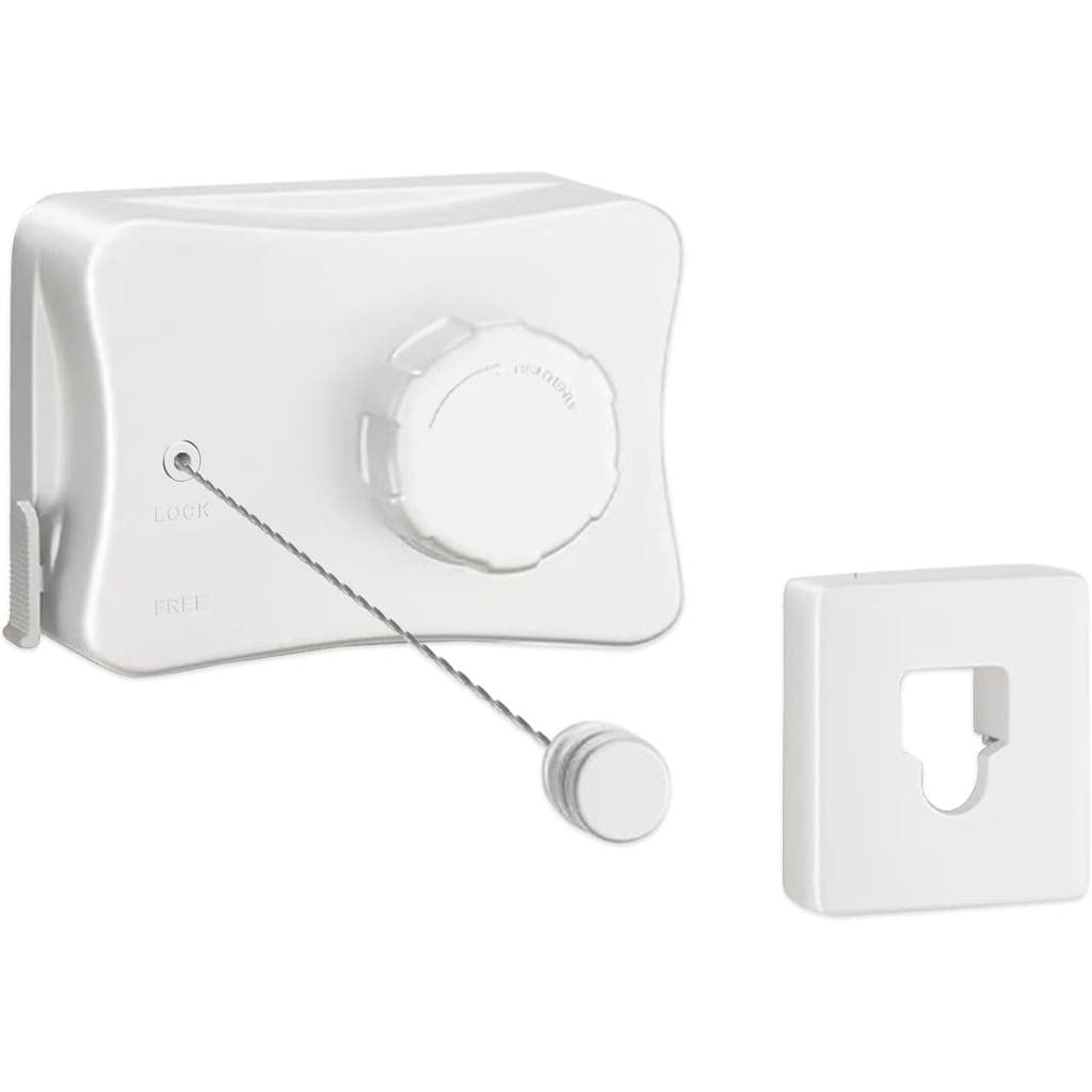 Varal Retrátil, Varal de Parede para Uso Interno, para Pendurar Roupas Secas e Molhadas, Varal Resistente para Uso Exter