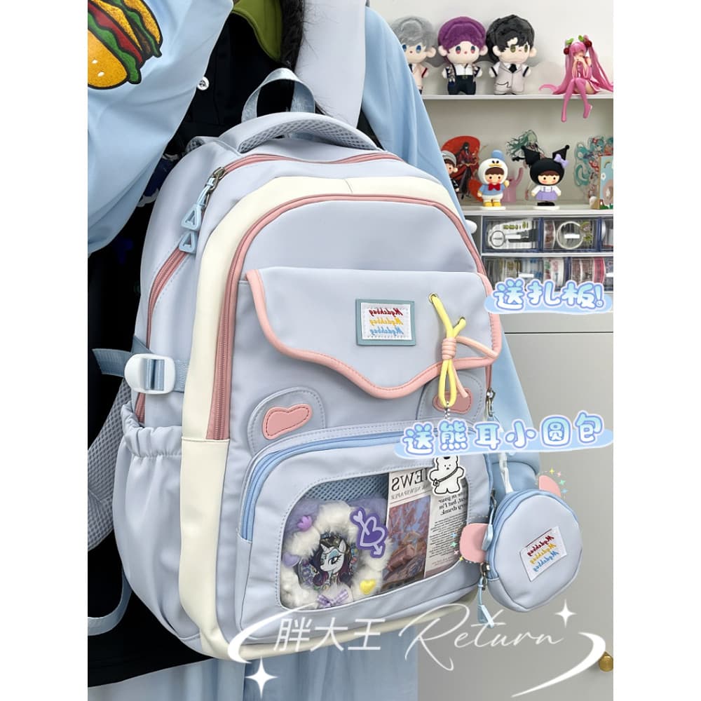 Bolsa escolar de grande capacidade, bolsa de dor feminina, ensino médio, estudantes universitários, mochila de classe, e