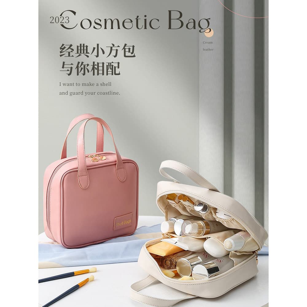 Saco cosmético feminino 2023 novo portátil de grande capacidade produtos de cuidados com a pele de viagem saco de armaze