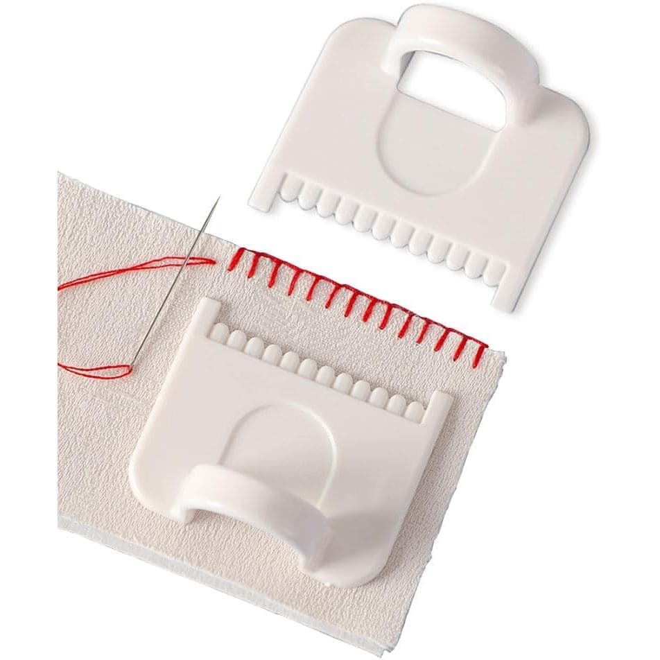 Conjunto de 2 Réguas de Medição de Pontos para Costura, Gabaritos para Pontos Uniformes, Régua de Costura para Tecido, Q