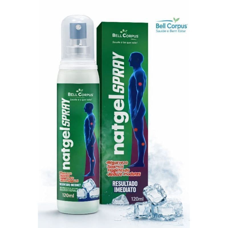 Natgel Spray Bell Corpus 120ml | Refrescância, Higiene e Bem-Estar