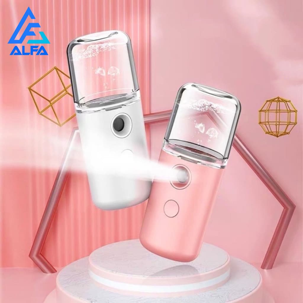 Nano Mister Spray Umidificador Atomizador Hidrata Rosto E Cílios USB Recarregável