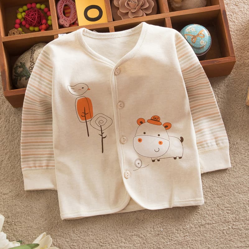 Primavera outono bebê de manga comprida algodão topo das mulheres dos homens roupa interior do bebê pijamas crianças gol