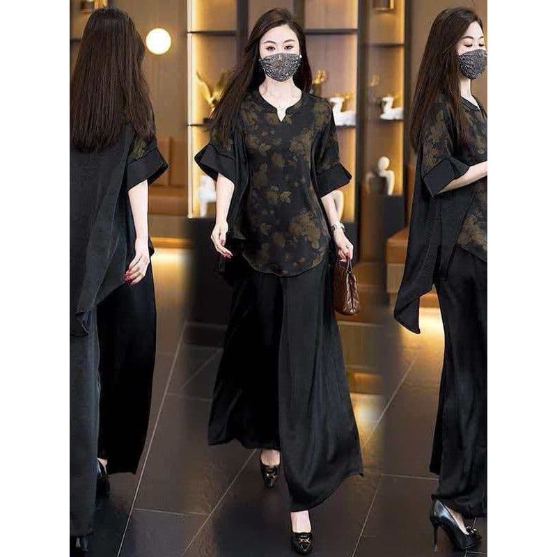 Plus Size roupas femininas gordura mm moda novo estilo chinês estilo nacional terno 2026 novo estilo vestido de verão fe