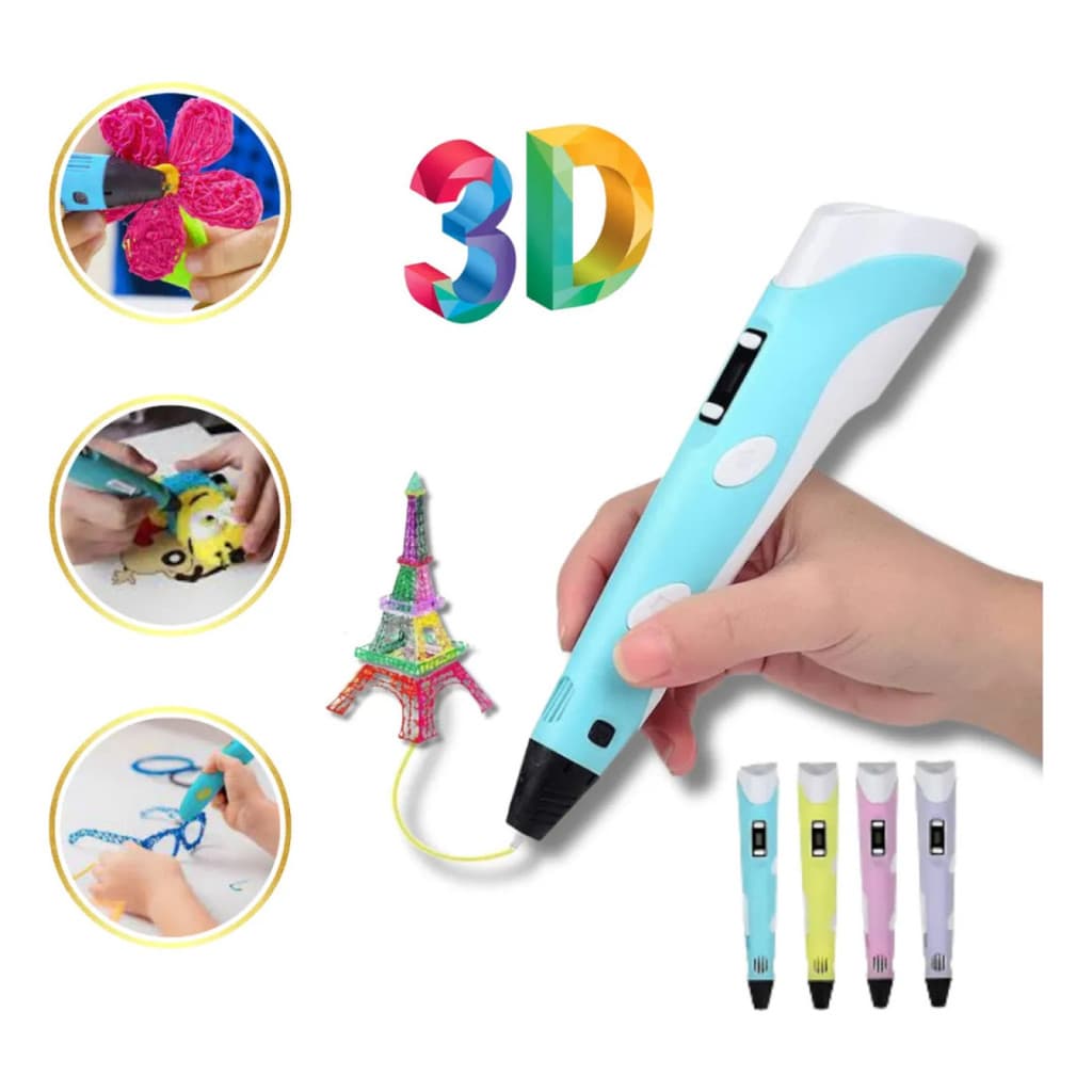Caneta 3D Infantil Impressora MENINA