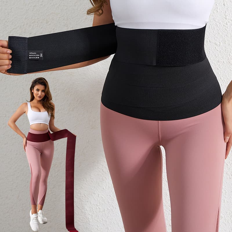 Cinto feminino cintura estreita cinto reduzir barriga enrolamento abdômen cinto Velcro cintura Trainer elástico Bondage