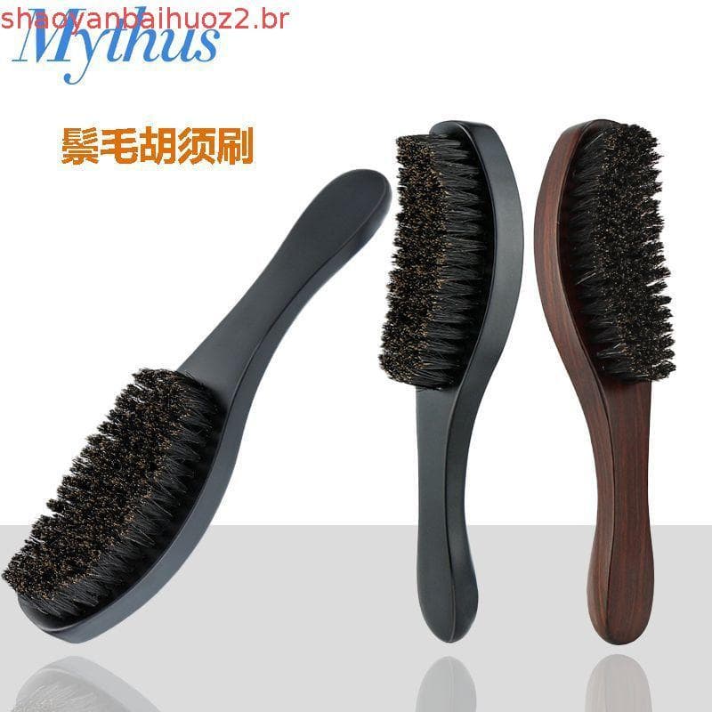 Escova de Cabelo de Cerdas de Javali - Escova Mágica para Ondas e Barba para Homens e Mulheres, Escova Desembaraçadora p