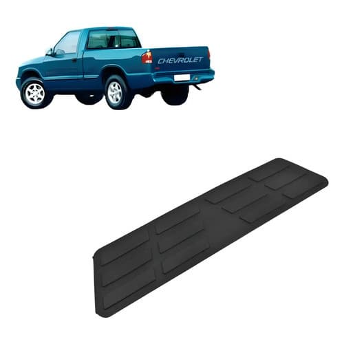 Pisante Central Para-choque Chevrolet S10 95 00 Preto