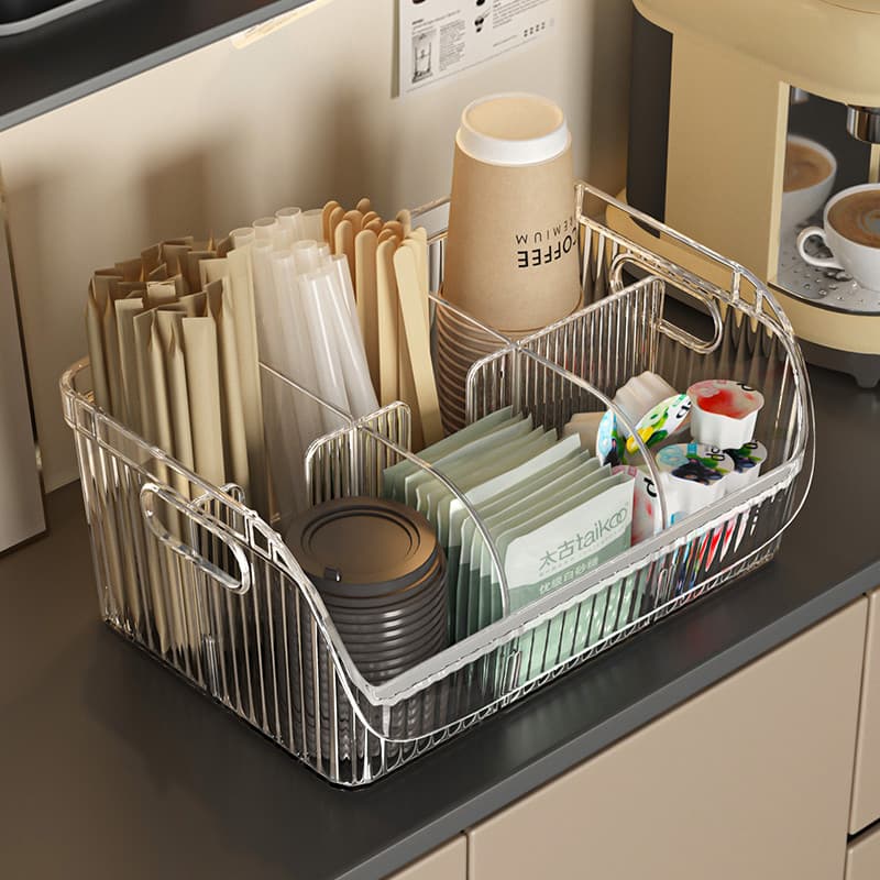 Rack de copo descartável japonês, utensílios de mesa, armazenamento, ferramenta útil, cafeteria, leite, chá, copo de pap