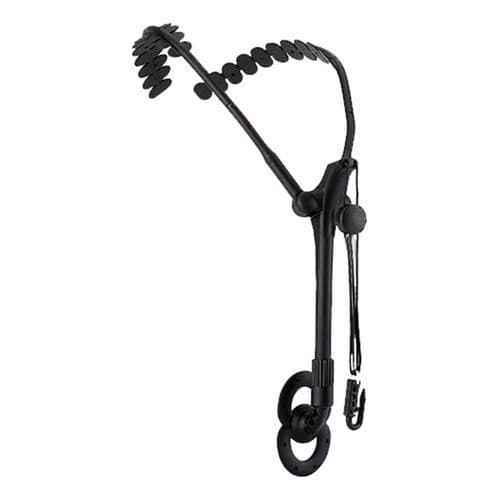 Suporte para Saxofone de Ombro Ajustável em Alumínio 360° Confortável Profissional