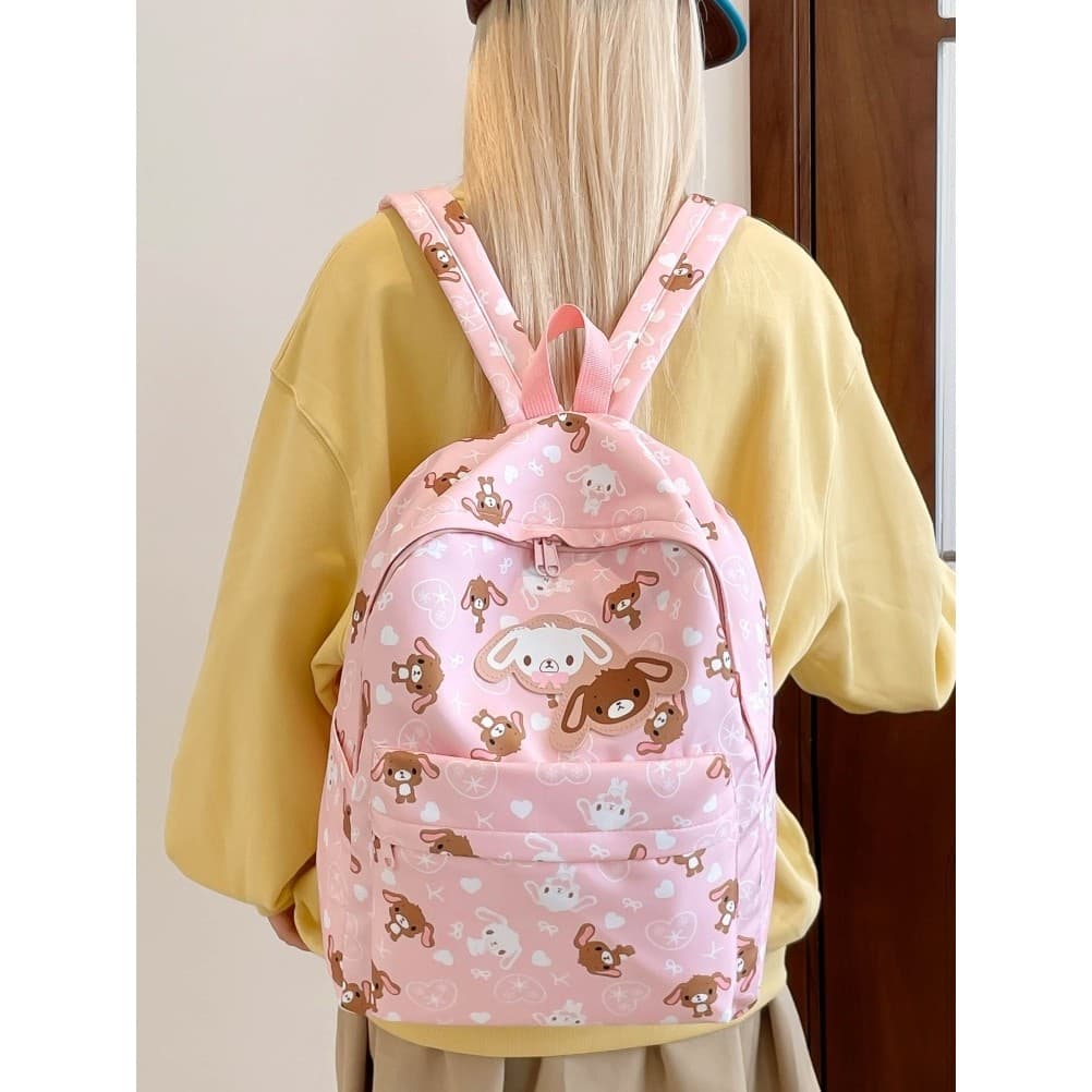 Sobremesa coelho mochila júnior meninas do ensino médio de alto valor menina coração bonito mochila de viagem feminino e